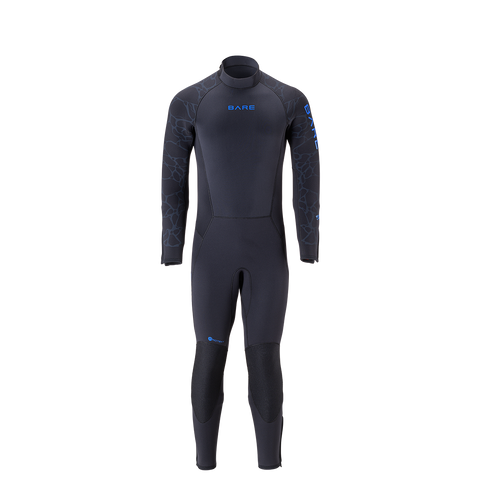 Bare 5mm Velocity Ultra 2.0 Men's Full Wetsuit Blue | Diving Sports Canada | Vancouver