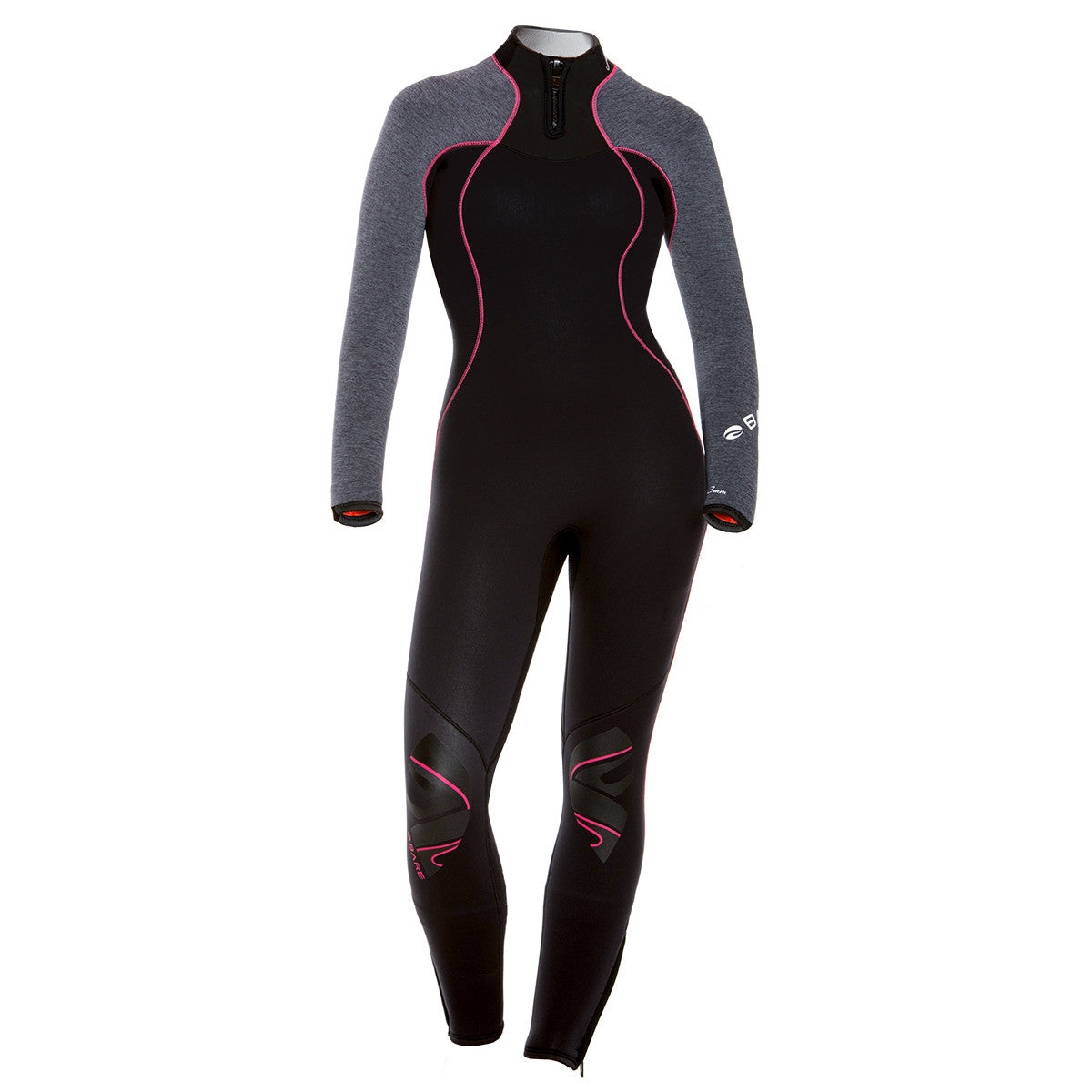 Bare 3/2mm Nixie Ultra Women's Full Wetsuit Grey-Heather | Diving Sports Canada | Vancouver