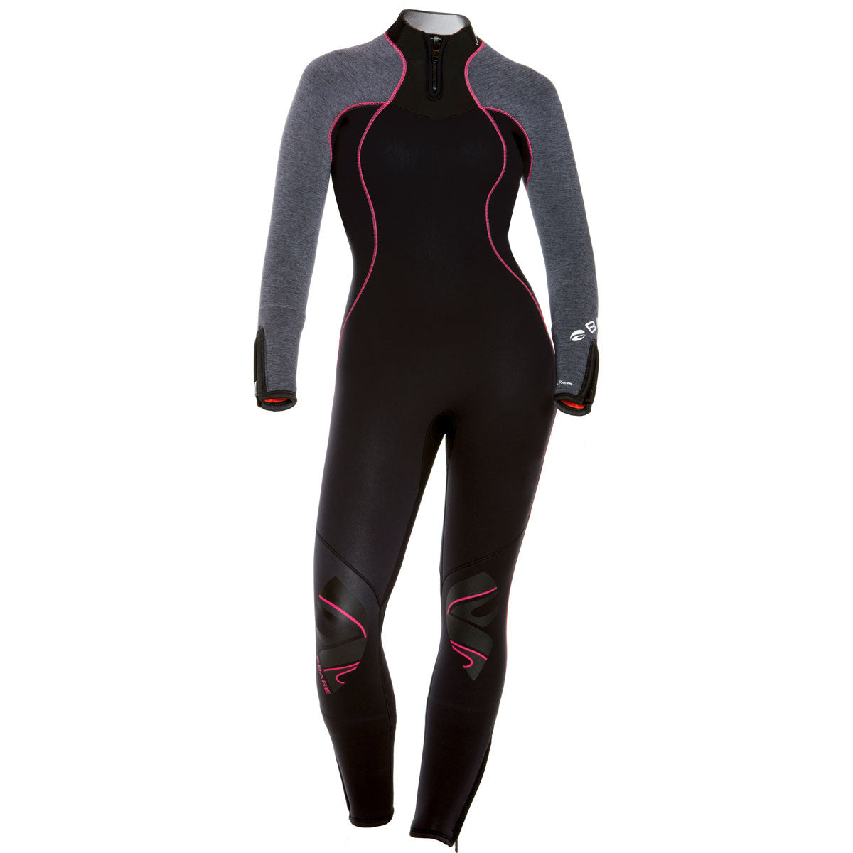 Bare 5mm Nixie Ultra Women's Full Wetsuit Grey-Heather | Diving Sports Canada | Vancouver