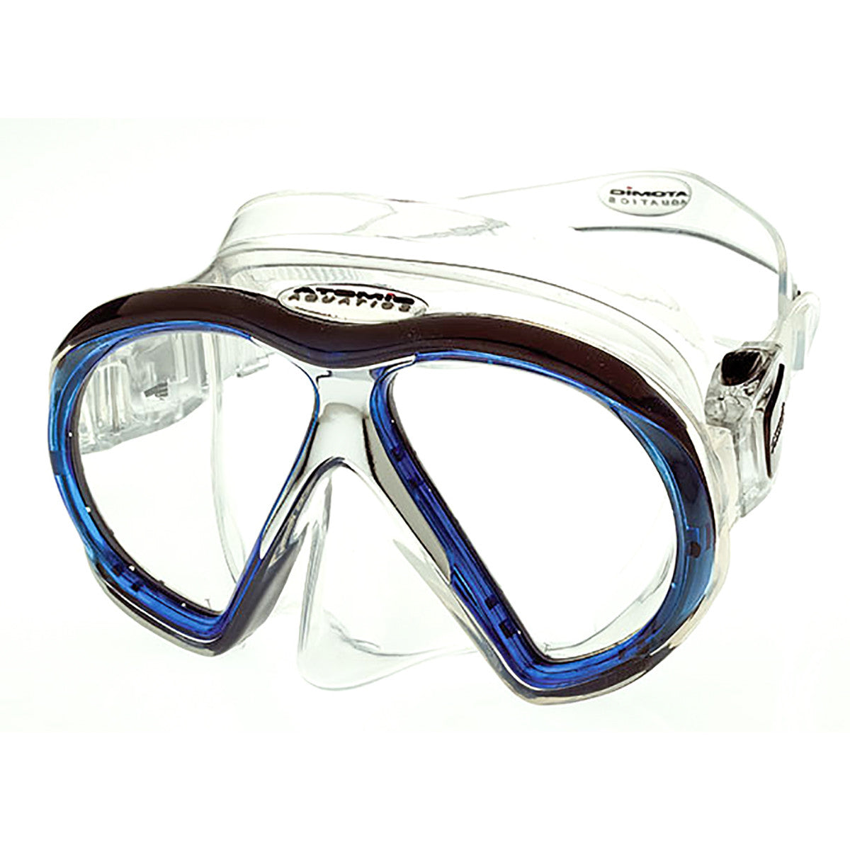 Atomic Aquatics SubFrame Dive Mask Clear/Blue | Diving Sports Canada | Vancouver