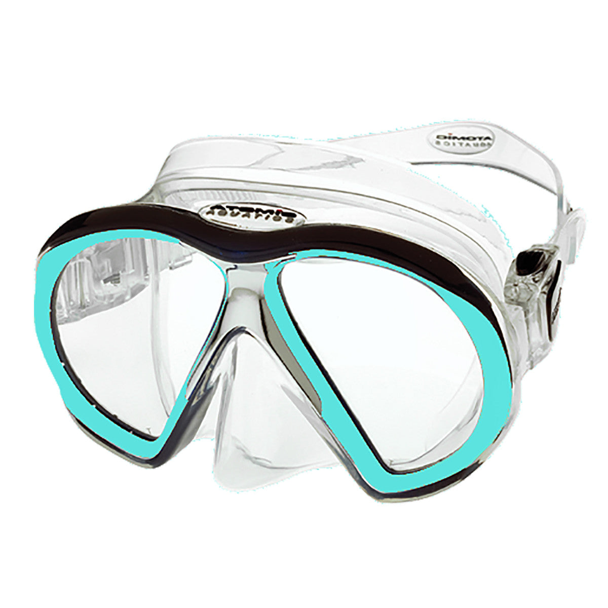 Atomic Aquatics SubFrame Dive Mask Clear/Aqua | Diving Sports Canada | Vancouver