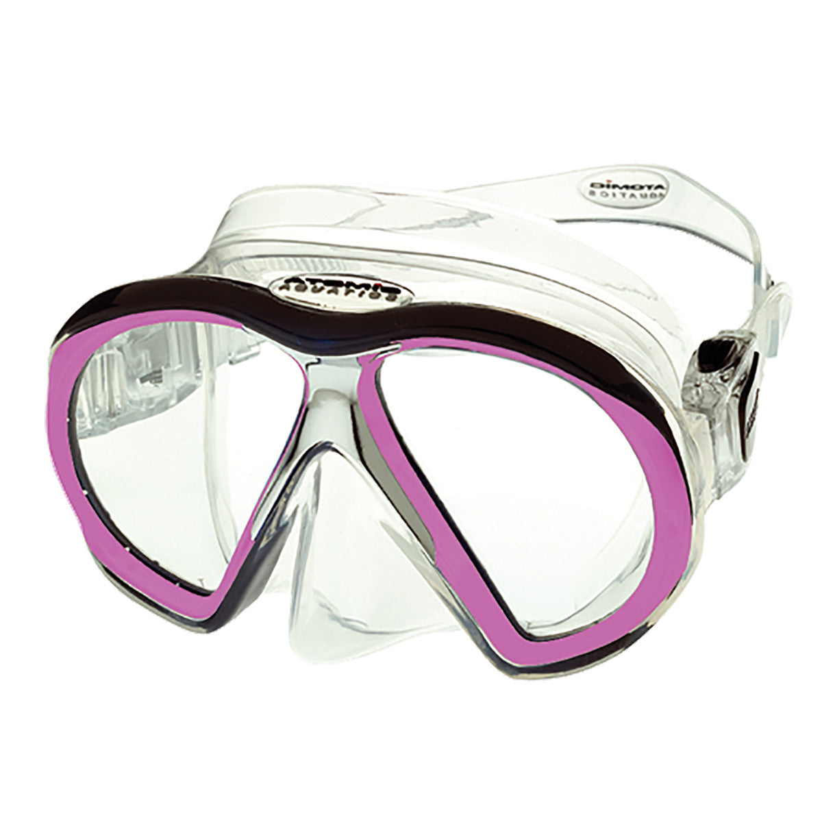 Atomic Aquatics SubFrame Dive Mask Clear/Pink | Diving Sports Canada | Vancouver
