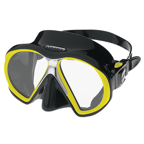 Atomic Aquatics SubFrame Dive Mask Black/Yellow | Diving Sports Canada | Vancouver