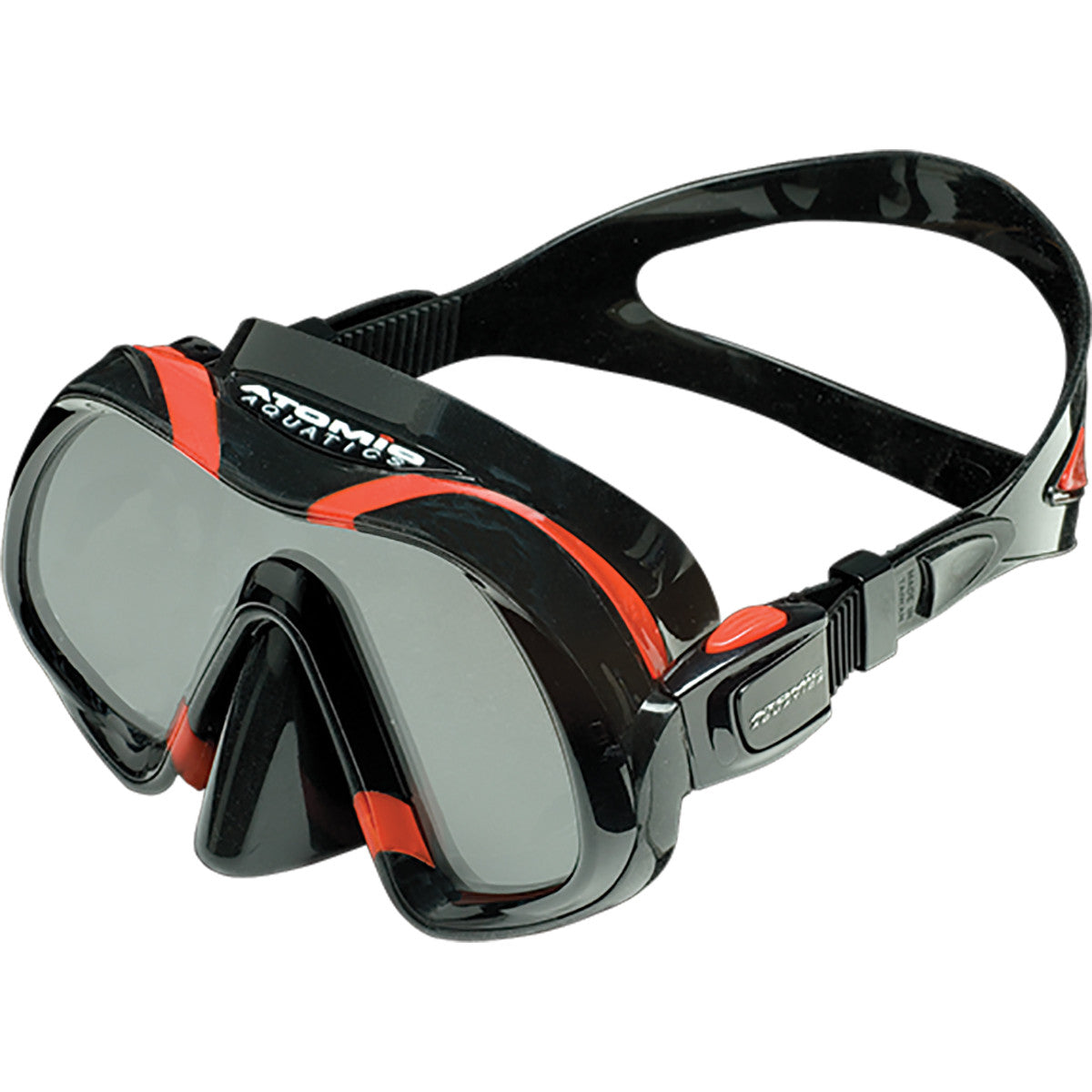 Atomic Aquatics Venom Dive Mask Black/Red | Diving Sports Canada | Vancouver