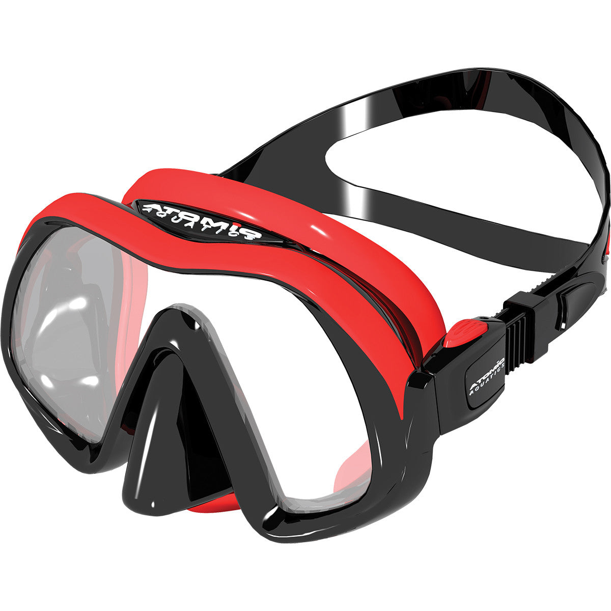 Atomic Aquatics Venom Dive Mask Black/Red | Diving Sports Canada | Vancouver