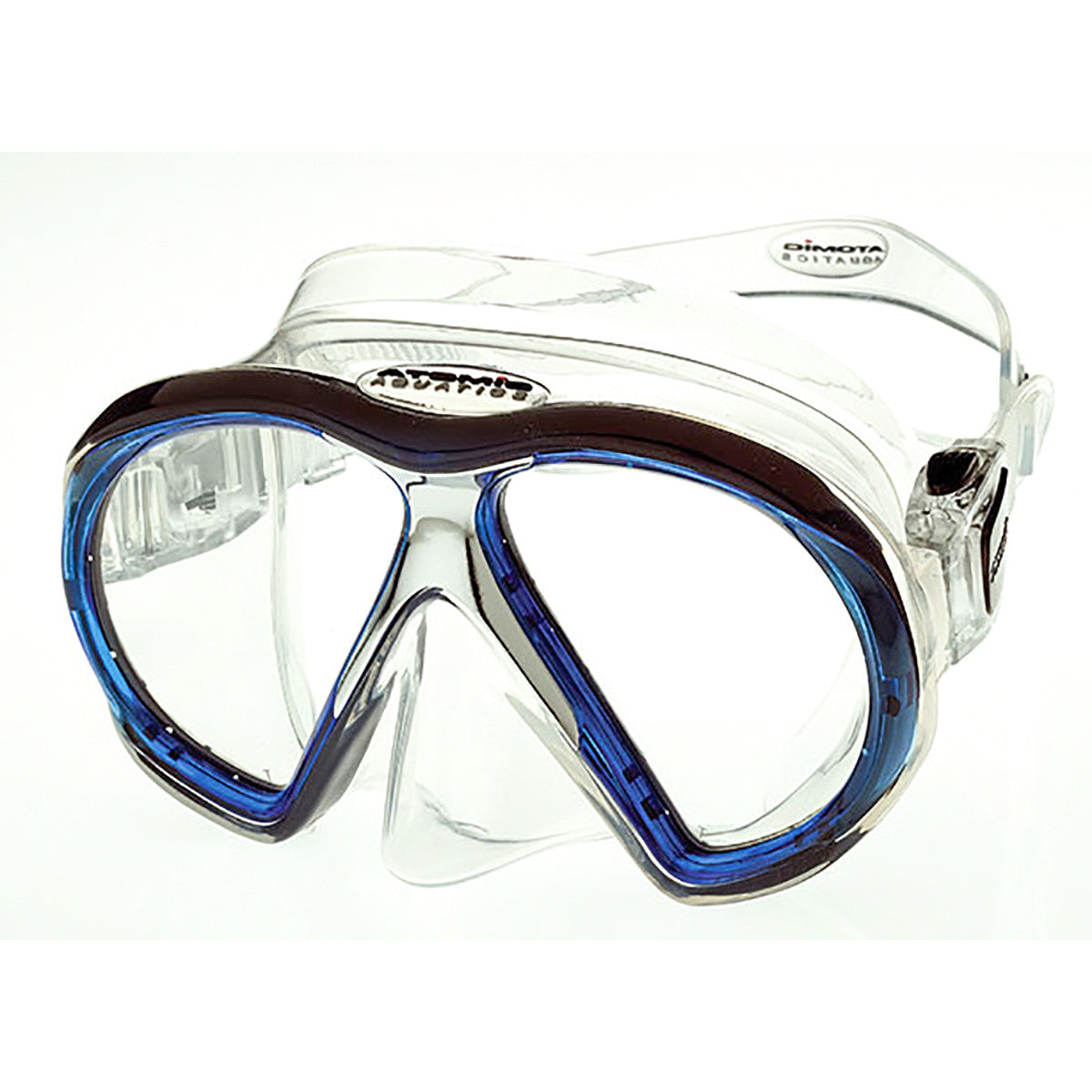 Atomic Aquatics SubFrame Dive Mask Clear/Blue | Diving Sports Canada | Vancouver
