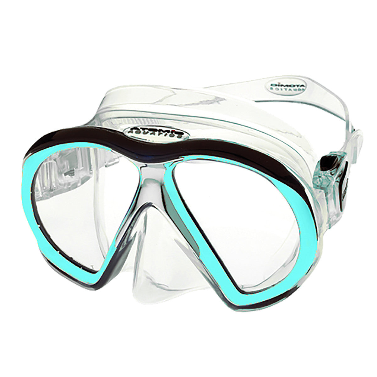 Atomic Aquatics SubFrame Dive Mask Clear/Aqua | Diving Sports Canada | Vancouver