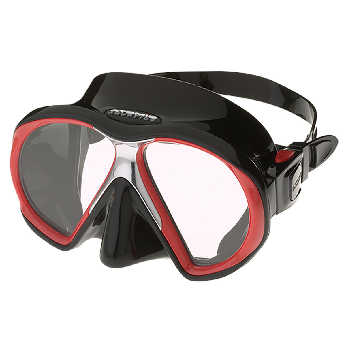 Atomic Aquatics SubFrame Dive Mask Black/Red | Diving Sports Canada | Vancouver