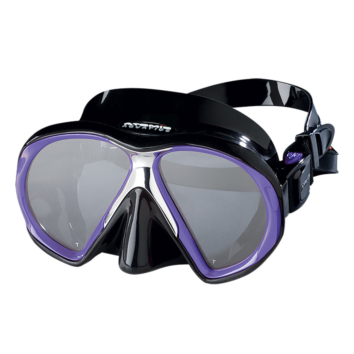 Atomic Aquatics SubFrame Dive Mask Black/Purple | Diving Sports Canada | Vancouver