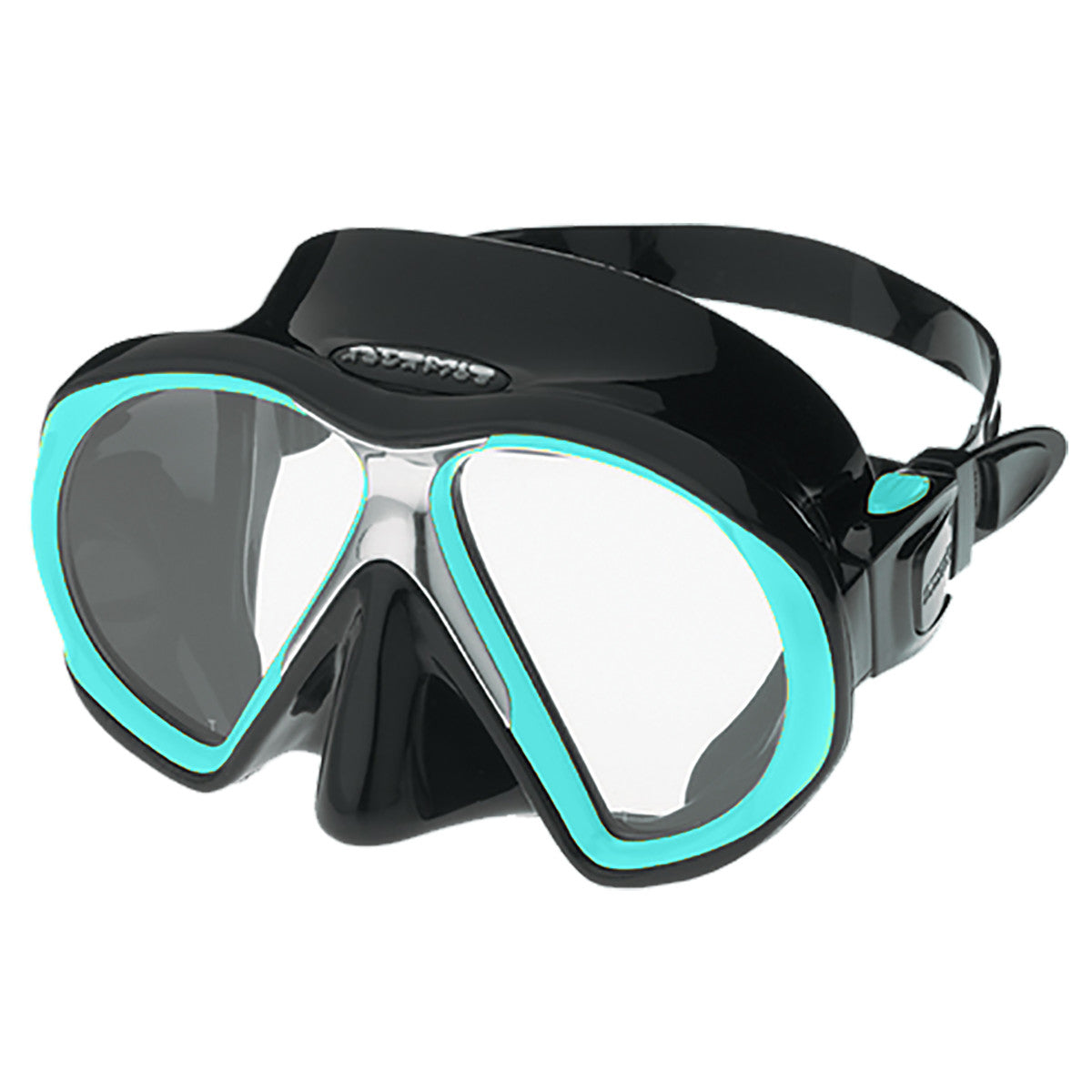 Atomic Aquatics SubFrame Dive Mask Black/Aqua | Diving Sports Canada | Vancouver