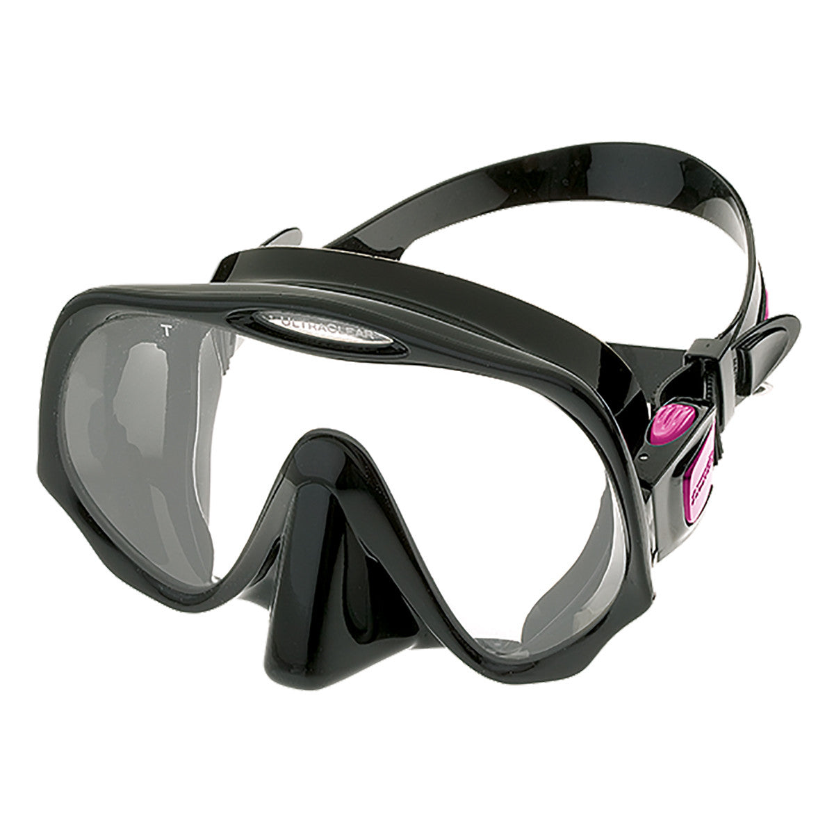 Atomic Aquatics Frameless Dive Mask Black/Pink | Diving Sports Canada | Vancouver