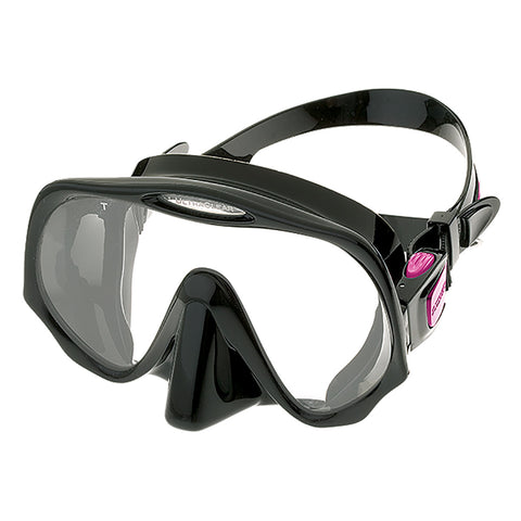 Atomic Aquatics Frameless Dive Mask Black/Pink | Diving Sports Canada | Vancouver