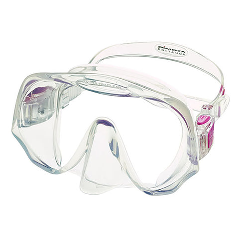 Atomic Aquatics Frameless Dive Mask Clear/Pink | Diving Sports Canada | Vancouver