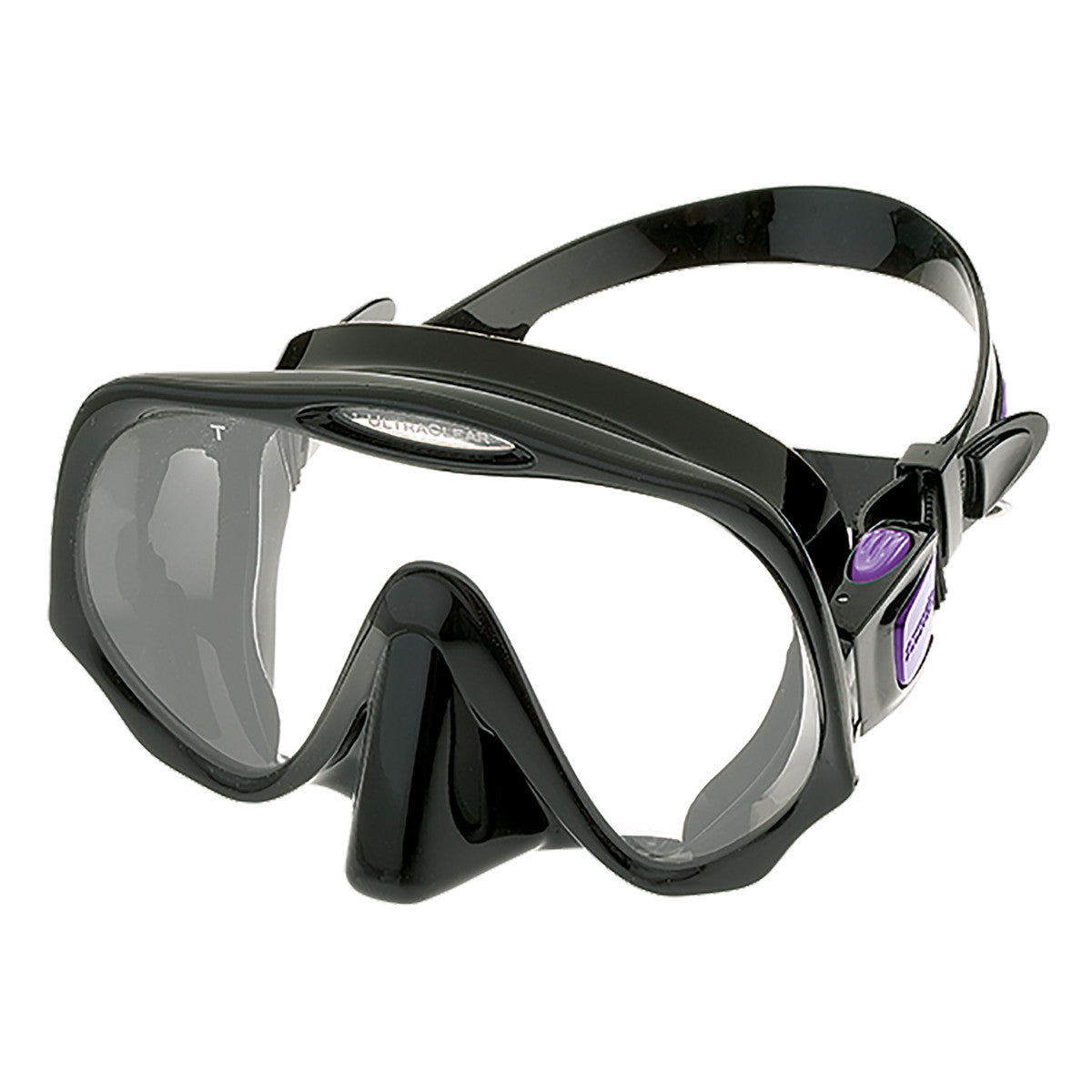 Atomic Aquatics Frameless Dive Mask Black/Purple | Diving Sports Canada | Vancouver