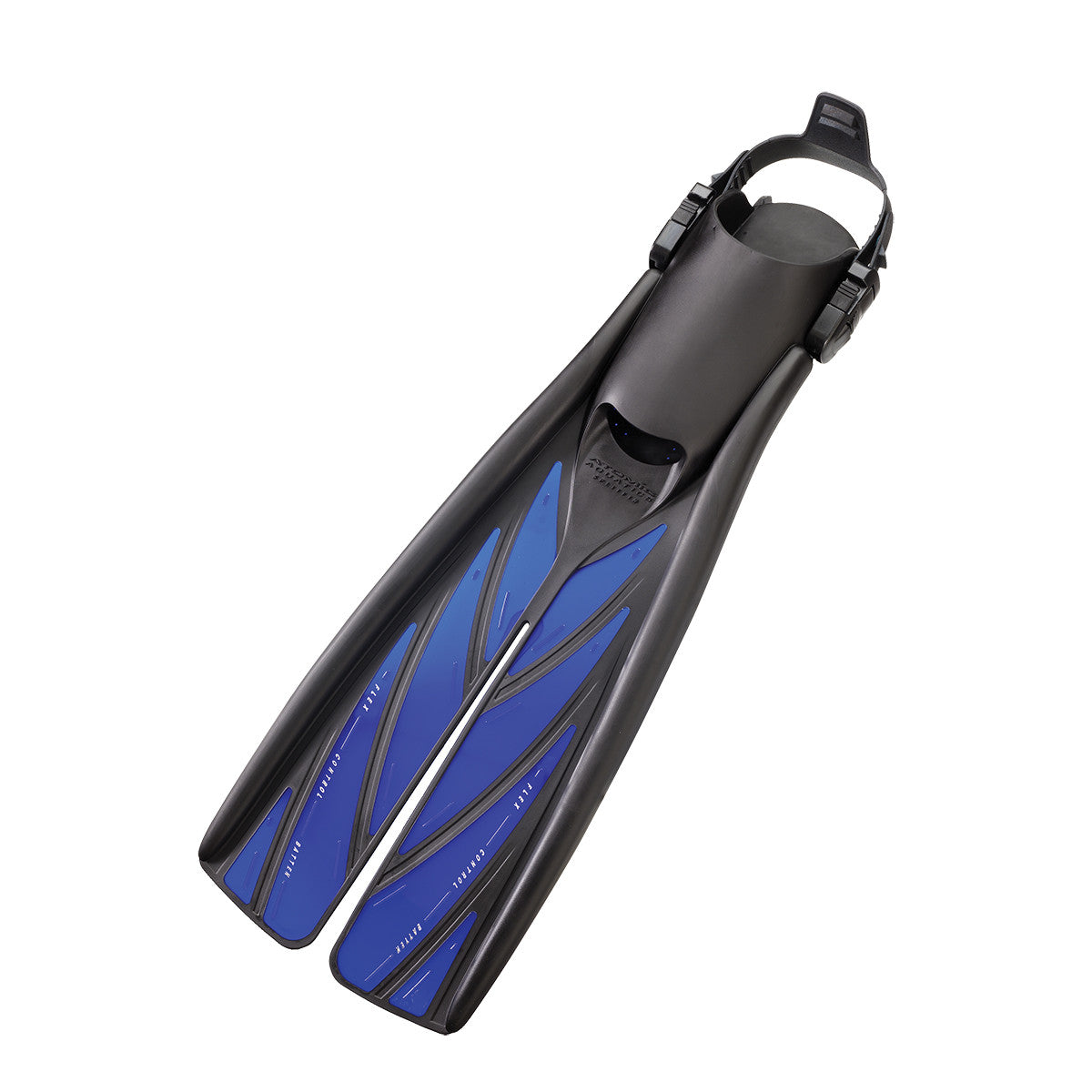 Atomic Aquatics Splitfin Open Heel Fins Blue | Diving Sports Canada | Vancouver