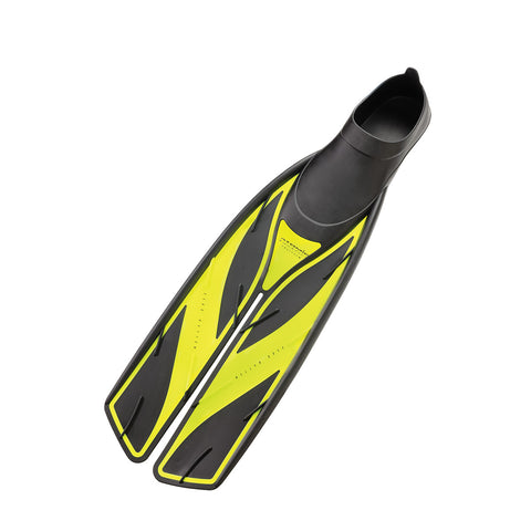 Atomic Aquatics Splitfin Full Foot Fins Yellow | Diving Sports Canada | Vancouver