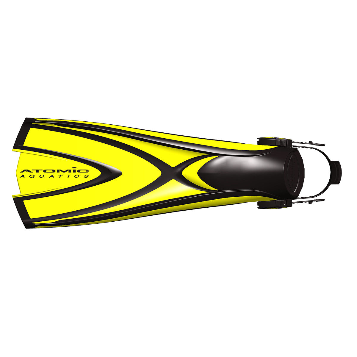 Atomic Aquatics X1 Bladefin Open Heel Fins Yellow | Diving Sports Canada | Vancouver