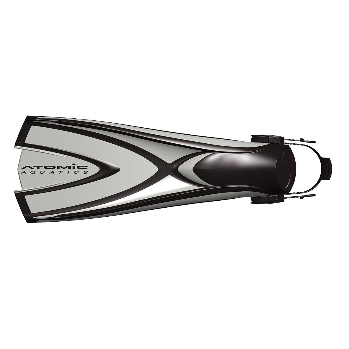 Atomic Aquatics X1 Bladefin Open Heel Fins Silver | Diving Sports Canada | Vancouver