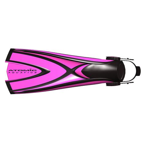 Atomic Aquatics X1 Bladefin Open Heel Fins Pink | Diving Sports Canada | Vancouver