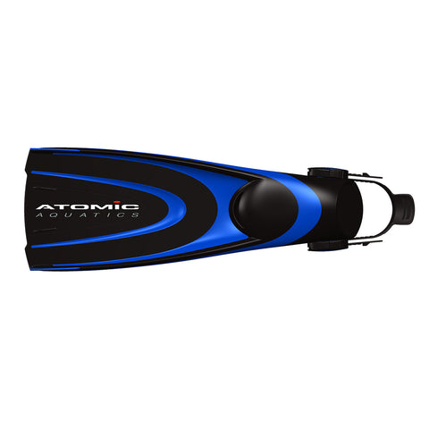 Atomic Aquatics Bladefin Open Heel Fins Blue | Diving Sports Canada | Vancouver