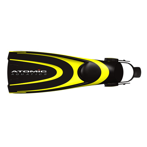Atomic Aquatics Bladefin Open Heel Fins Yellow | Diving Sports Canada | Vancouver