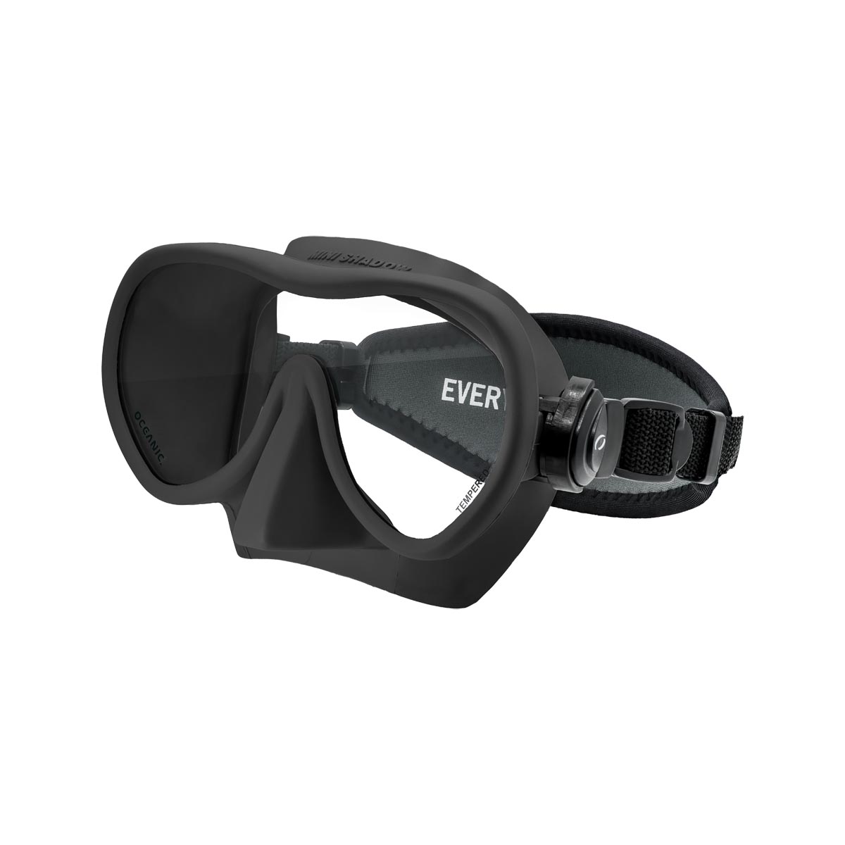 Oceanic Mini Shadow Neo Strap Dive Mask Black | Diving Sports Canada | Vancouver