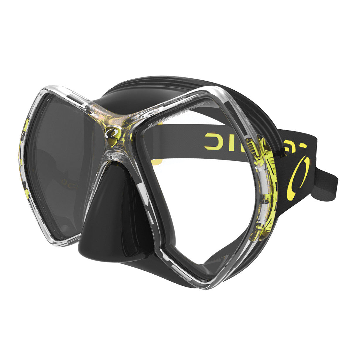 Oceanic Cyanea Dive Mask Black/Yellow | Diving Sports Canada | Vancouver