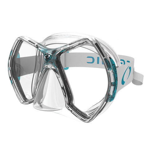 Oceanic Cyanea Dive Mask Clear/Sea Blue | Diving Sports Canada | Vancouver
