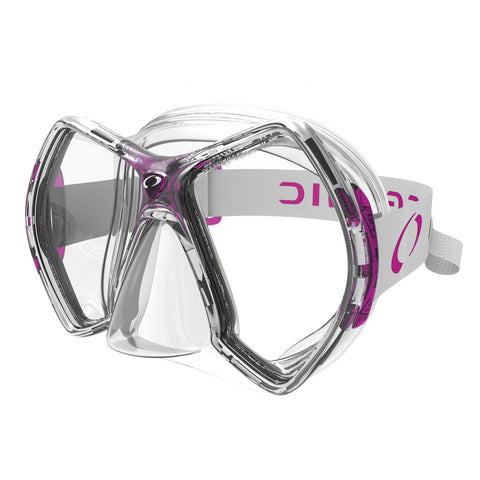Oceanic Cyanea Dive Mask Clear/Pink | Diving Sports Canada | Vancouver