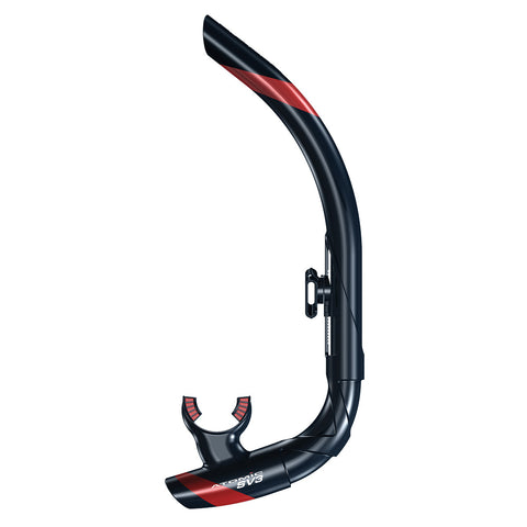 Atomic Aquatics SV1 Contour Snorkel Black/Red | Diving Sports Canada | Vancouver
