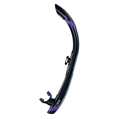 Atomic Aquatics SV2 Flex Snorkel Black/Purple | Diving Sports Canada | Vancouver