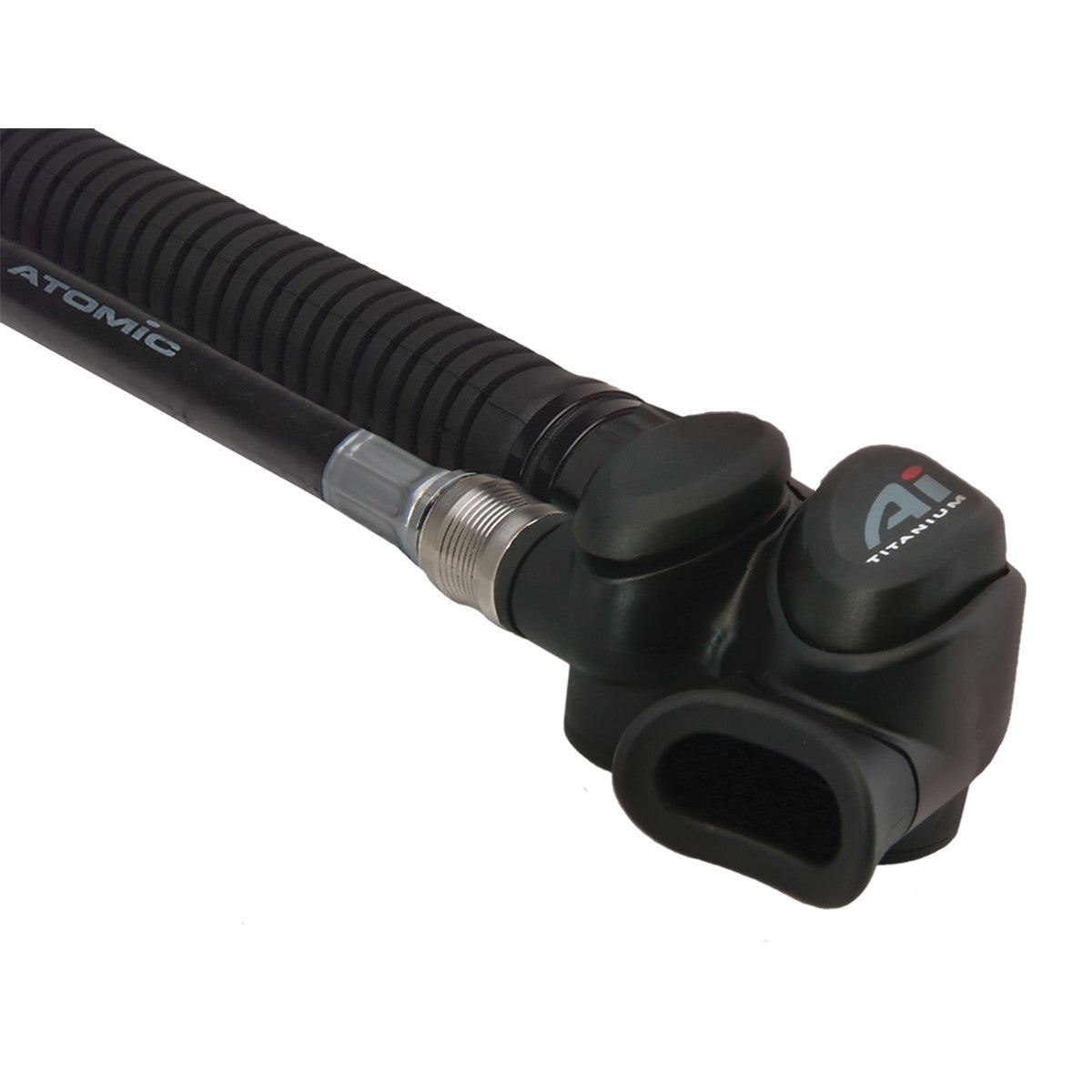 Atomic Aquatics AI Atomic Safe Second Inflator Titanium Black | Diving Sports Canada | Vancouver