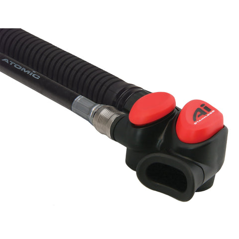 Atomic Aquatics AI Atomic Safe Second Inflator Stainless Red | Diving Sports Canada | Vancouver