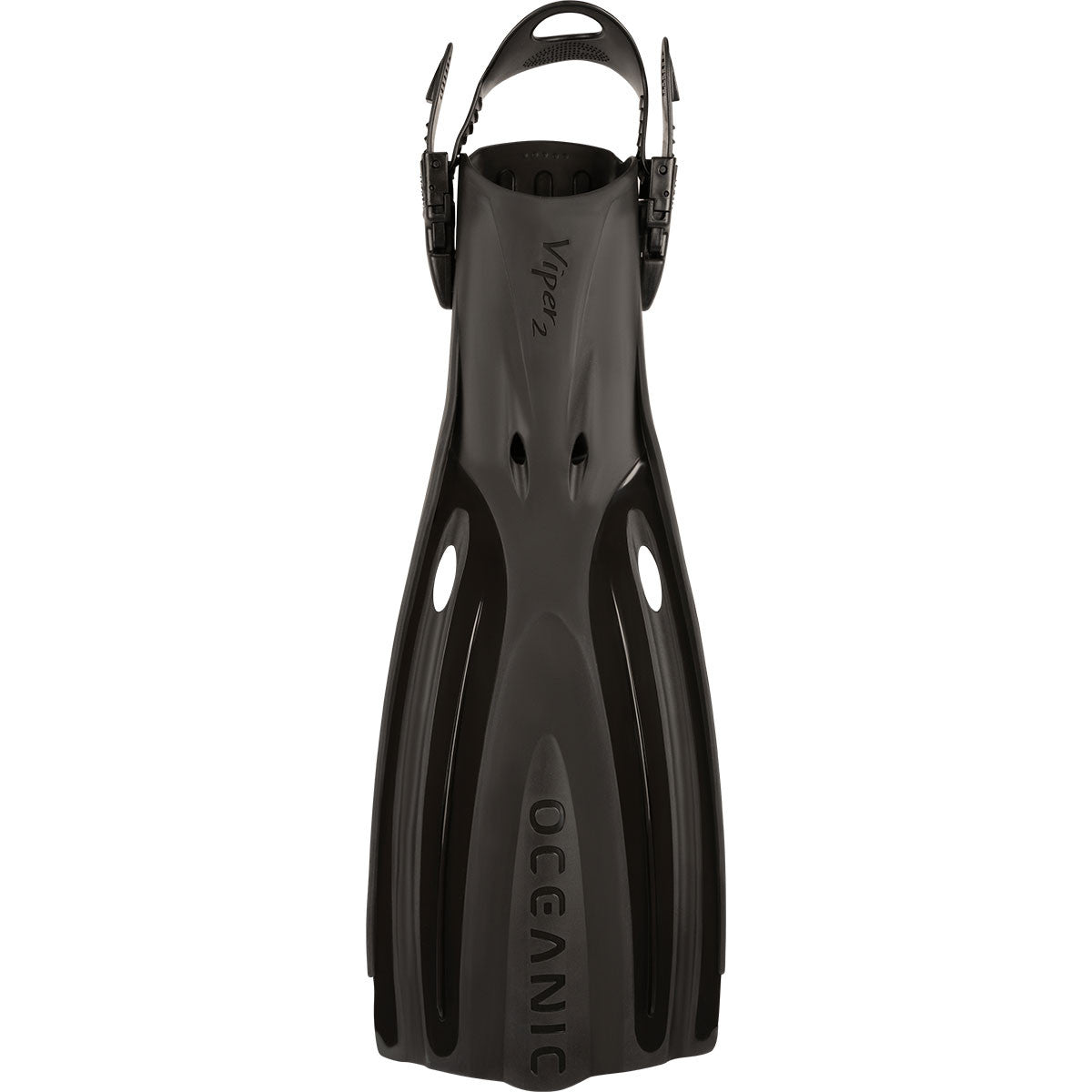 Oceanic Viper 2 Open Heel Fins Black/Black | Diving Sports Canada | Vancouver