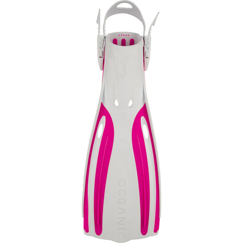 Oceanic Viper 2 Open Heel Fins White/Pink | Diving Sports Canada | Vancouver