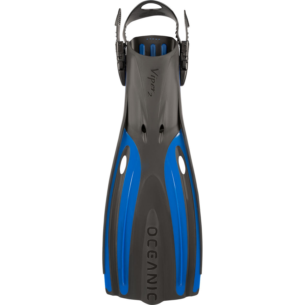 Oceanic Viper 2 Open Heel Fins Oceanic Blue/Black | Diving Sports Canada | Vancouver