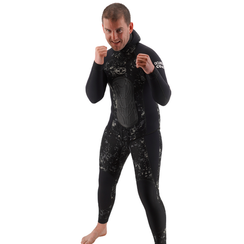 Oceaner Black Rockfish Yamamoto 7 mm Full Wetsuit | Diving Sports Canada | Vancouver
