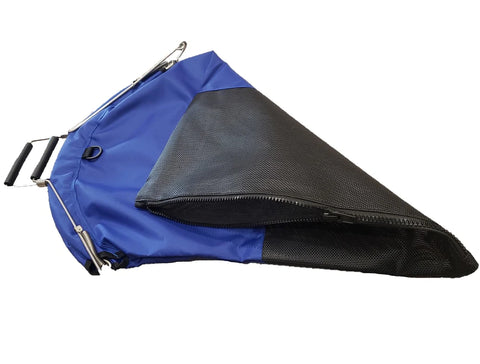 Spear Pro Heavy Duty One Handed Lobster Bag With Zipper 20"x25" Blue | Diving Sports Canada | Vancouver