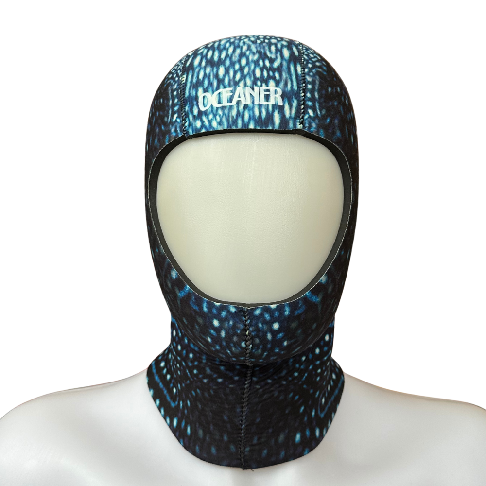 Oceaner 8mm Whale Shark Yamamoto Drysuit Hood | Diving Sports Canada | Vancouver