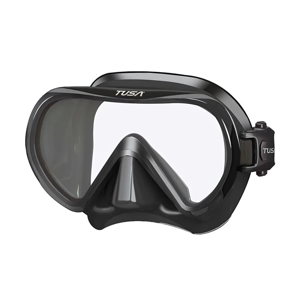 Tusa Ino Mask Black/Black | Diving Sports Canada | Vancouver