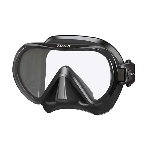 Tusa Ino Mask Black/Black | Diving Sports Canada | Vancouver