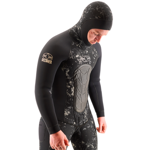 Oceaner Black Rockfish Yamamoto 7 mm Full Wetsuit | Diving Sports Canada | Vancouver