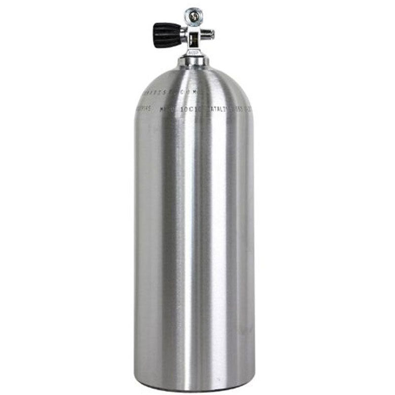 Catalina 53 Cubic Foot Aluminum Tank with Pro Valve Brushed | Diving Sports Canada | Vancouver