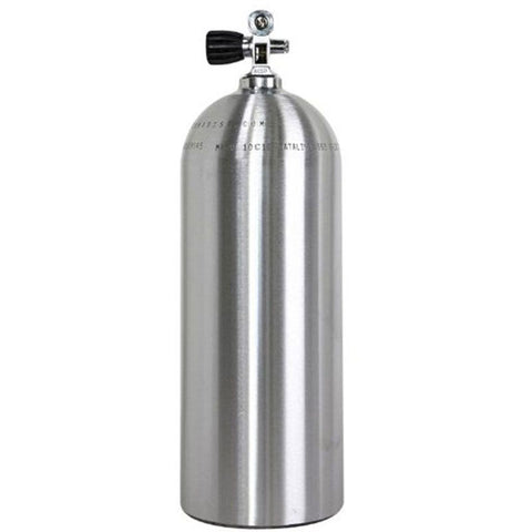 Catalina 53 Cubic Foot Aluminum Tank with Pro Valve Brushed | Diving Sports Canada | Vancouver