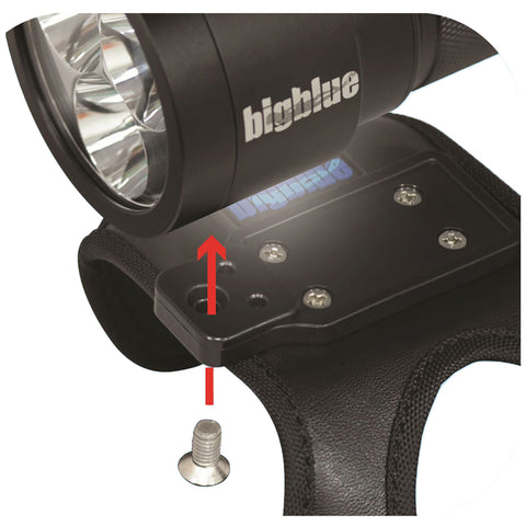 Bigblue 2900 Lumens Narrow Beam Technical Dive Light Black | Diving Sports Canada | Vancouver