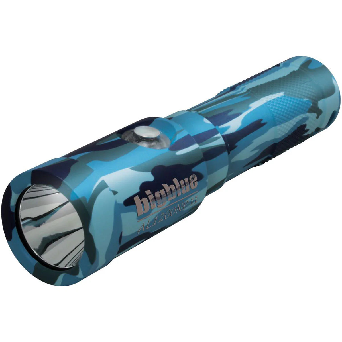 Bigblue 1300 Lumen Narrow Beam Dive Light Blue Camo | Diving Sports Canada | Vancouver