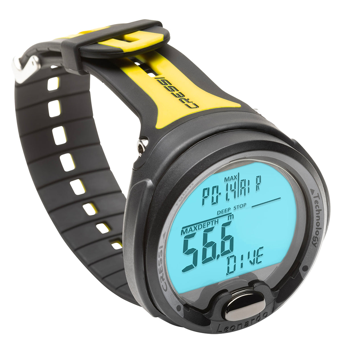 Cressi Leonardo 2.0 Wrist Computer Yellow | Diving Sports Canada | Vancouver