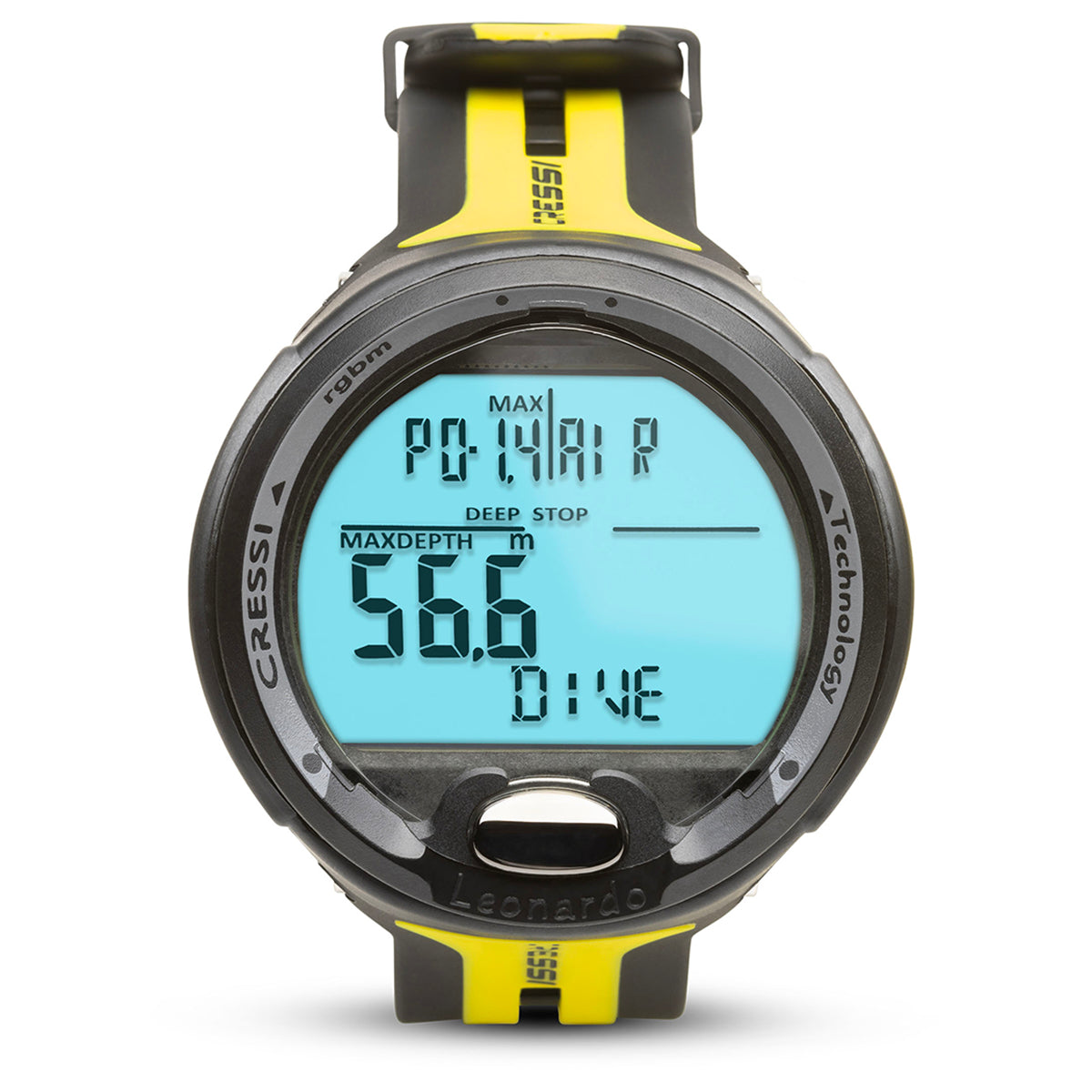 Cressi Leonardo 2.0 Wrist Computer Yellow | Diving Sports Canada | Vancouver