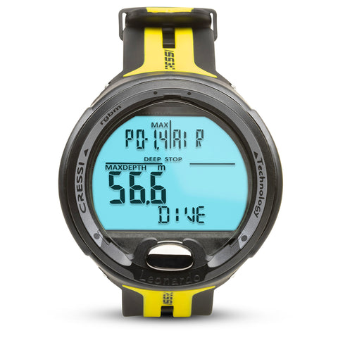 Cressi Leonardo 2.0 Wrist Computer Yellow | Diving Sports Canada | Vancouver
