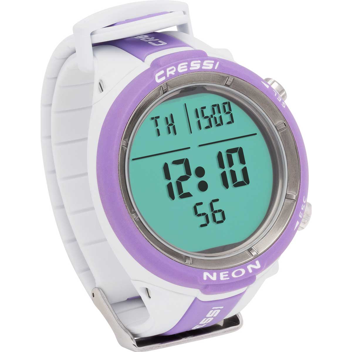 Cressi Neon Wrist Computer White/Lilac | Diving Sports Canada | Vancouver